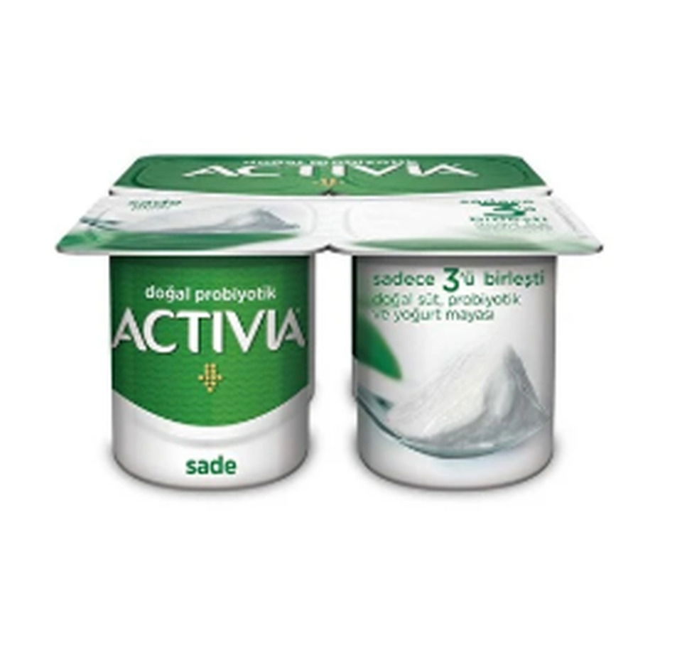 ACTİVİA P.YOĞURT 4*100 GR  - SADE